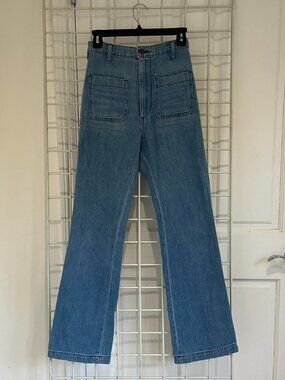 DÔEN high waisted blue jeans